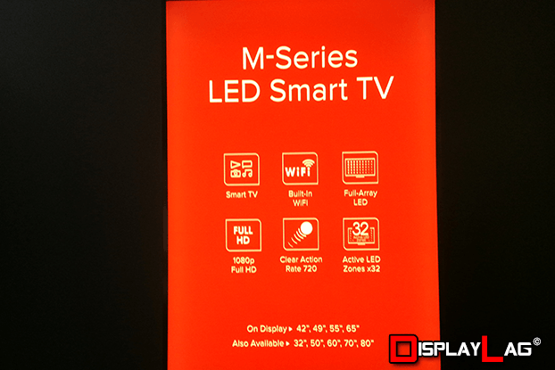 The Vizio M-Series has some notable improvements over the E-Series, including 32 active LED zones for local dimming.