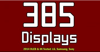 LG, Samsung, Sony Input Lag Results (4K & More) 385 Displays