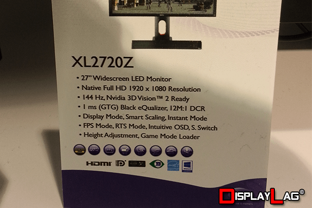 The BenQ XL2720G will feature the same specs as the XL2720Z, with an added Nvidia G-Sync module.