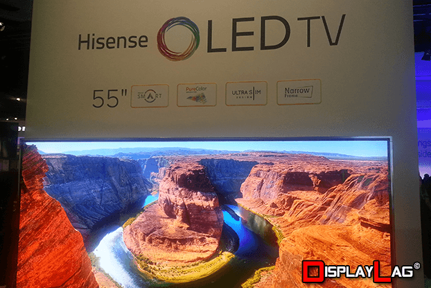 While most consider OLED the future in terms of display technology, Hisense didn't give me a release date on their line of OLED HDTVs. The pictures don't do it justice.