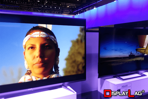 Sharp's Quattron+ HDTVs split an existing pixel into two, creating 10 million new pixels over standard 1080p HDTVs. It can also display 4K content. 