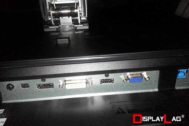 The PG2401PT comes with an assortment of modern inputs, including Mini DisplayPort, DisplayPort, HDMI, D-Sub, and DVI.